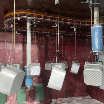 雙噴頭自動靜電噴漆設備